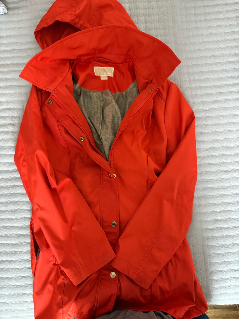 Michael Kors red-Orange Jacket with Branded Lining